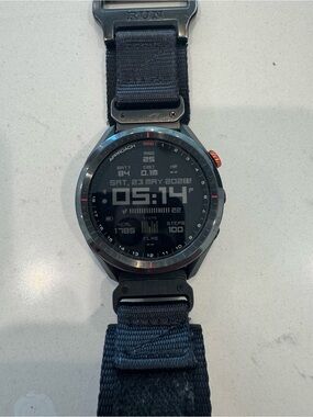 garmin Approach S62 Smartwatch in Black with Red Accents